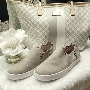 Kate Spade "Lillie Ruffle" Slip on Sneakers